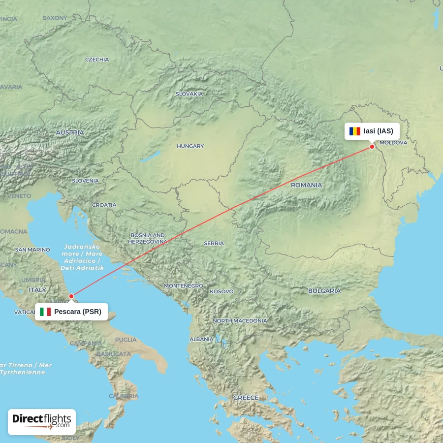 IAS - PSR route map