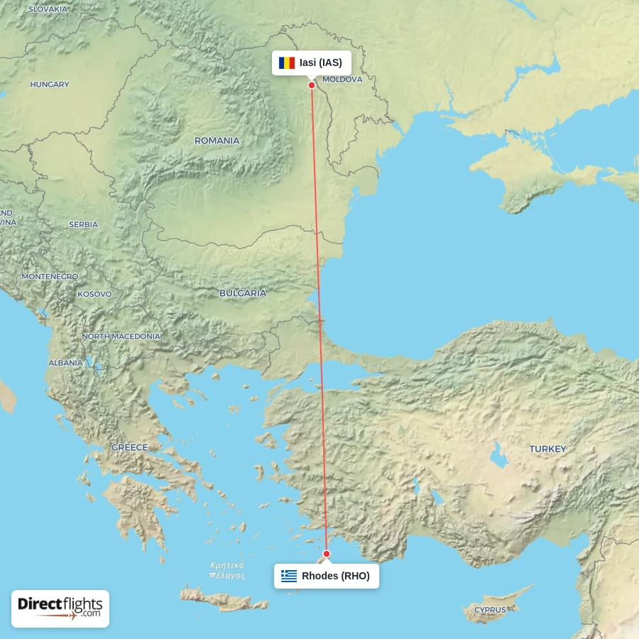 IAS - RHO route map