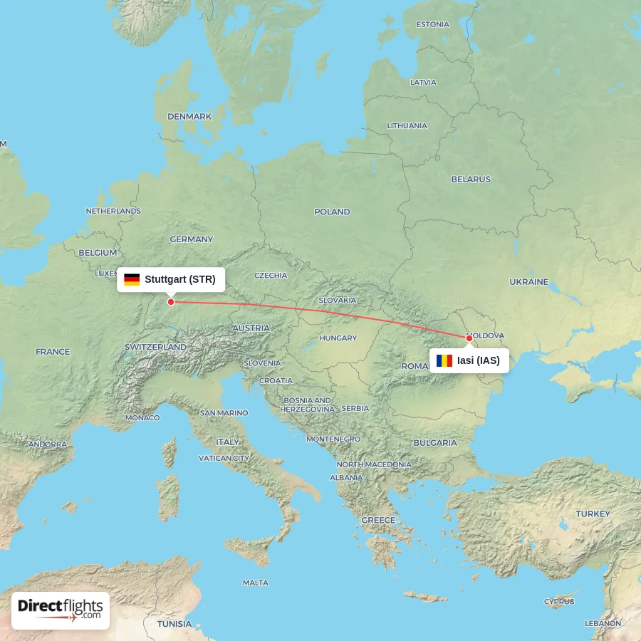 IAS - STR route map