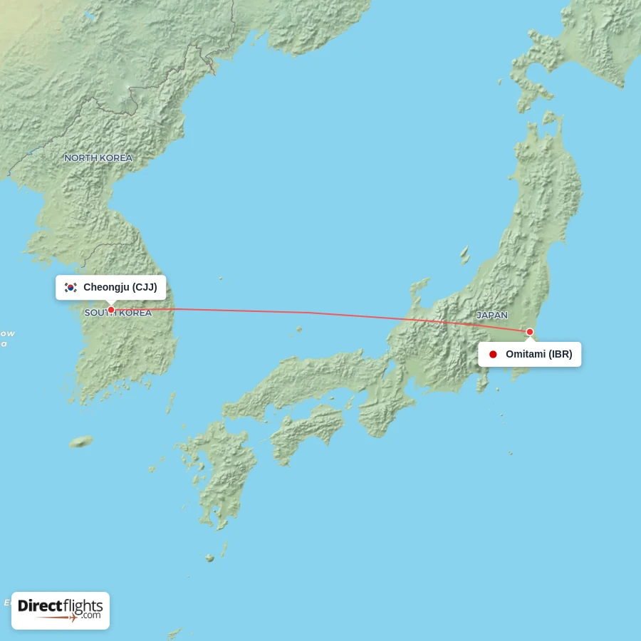 IBR - CJJ route map