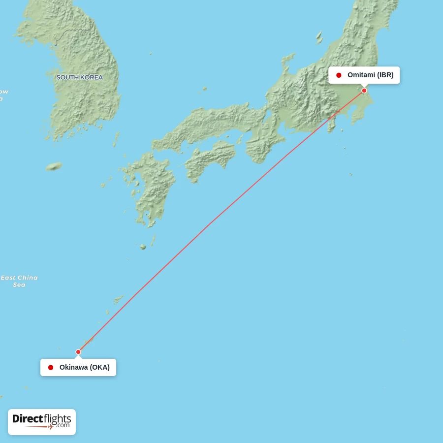 IBR - OKA route map