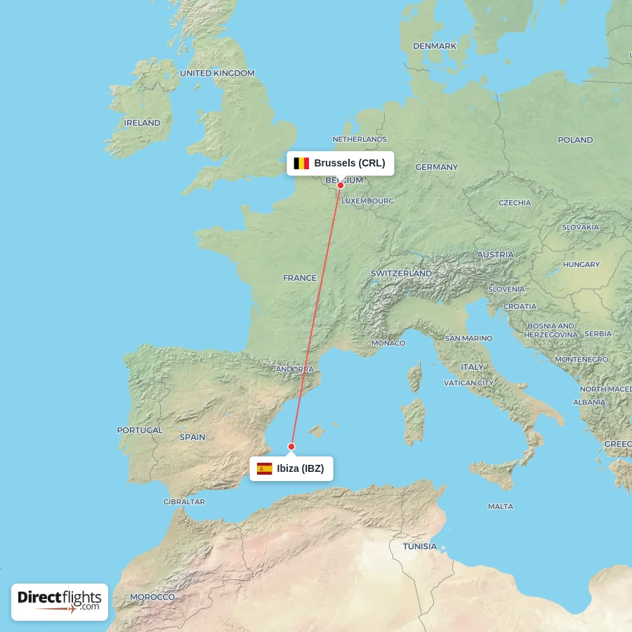 IBZ - CRL route map