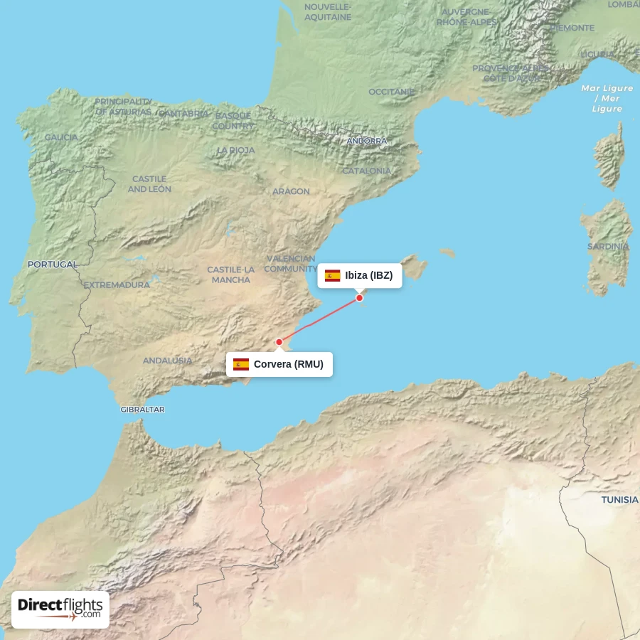 IBZ - RMU route map