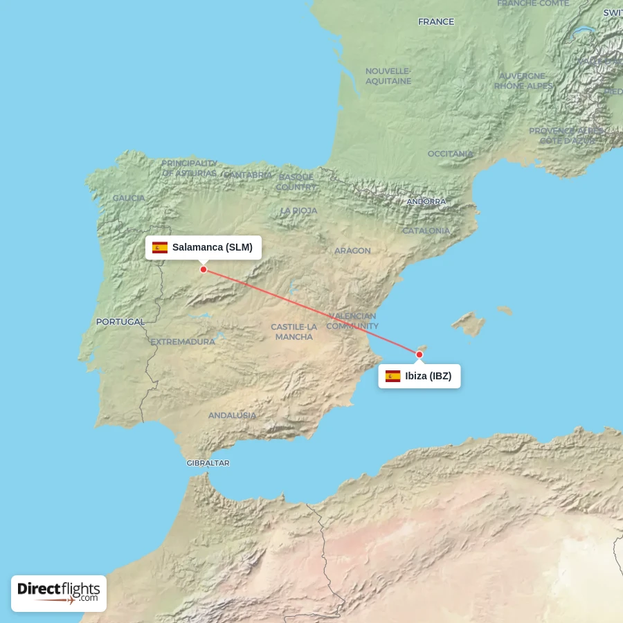 IBZ - SLM route map