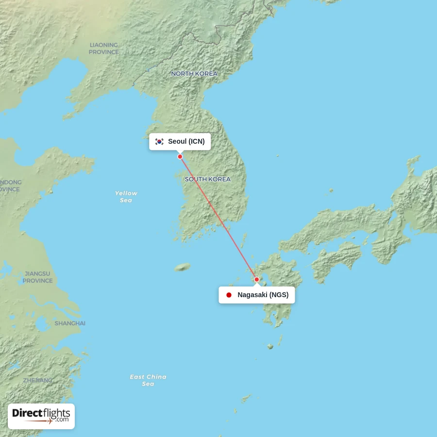 ICN - NGS route map