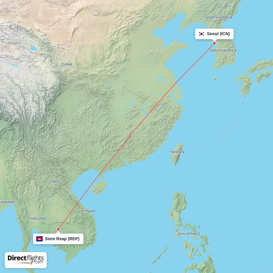 ICN - REP route map