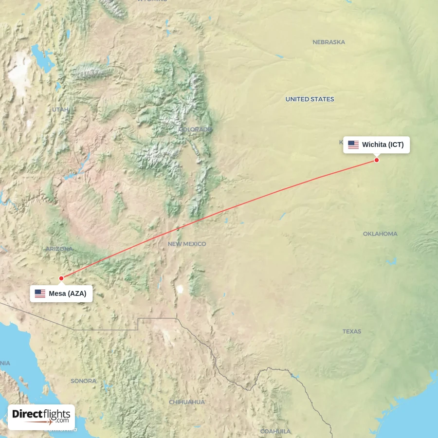 ICT - AZA route map