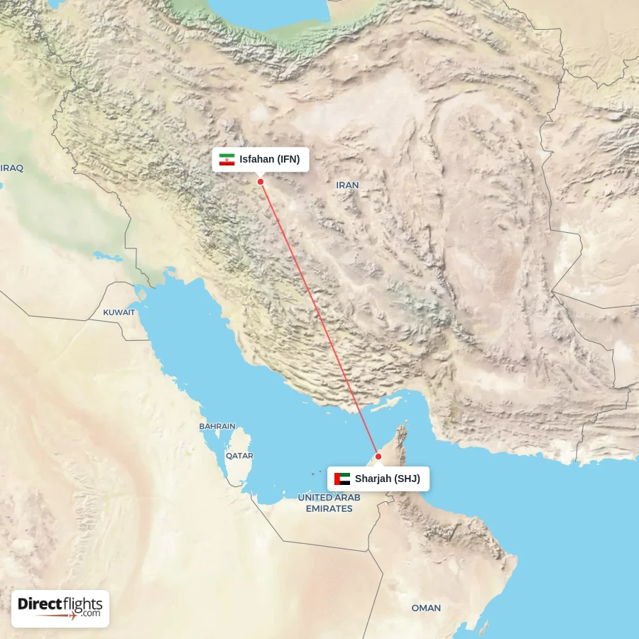 IFN - SHJ route map