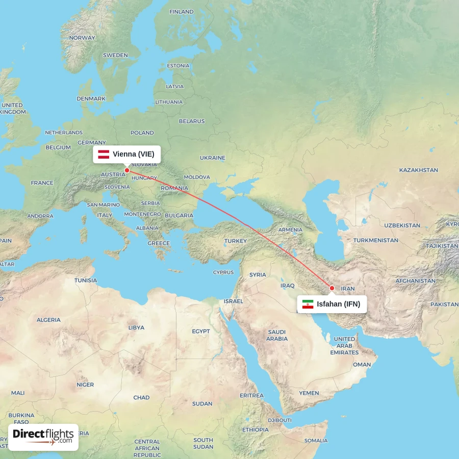 IFN - VIE route map