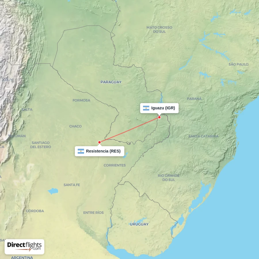 IGR - RES route map