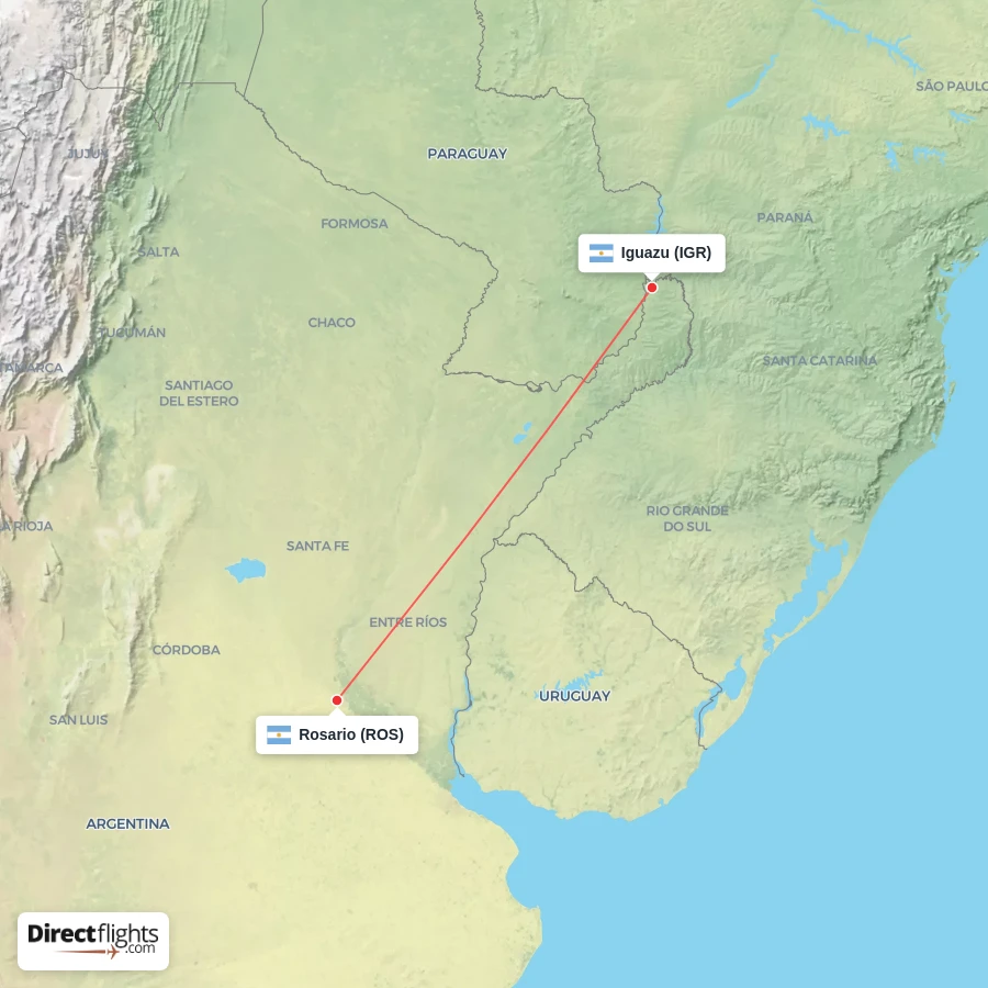 IGR - ROS route map