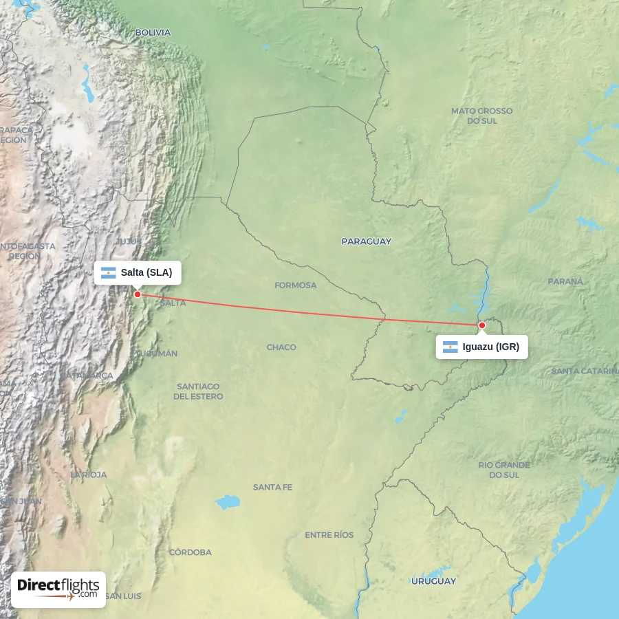 IGR - SLA route map