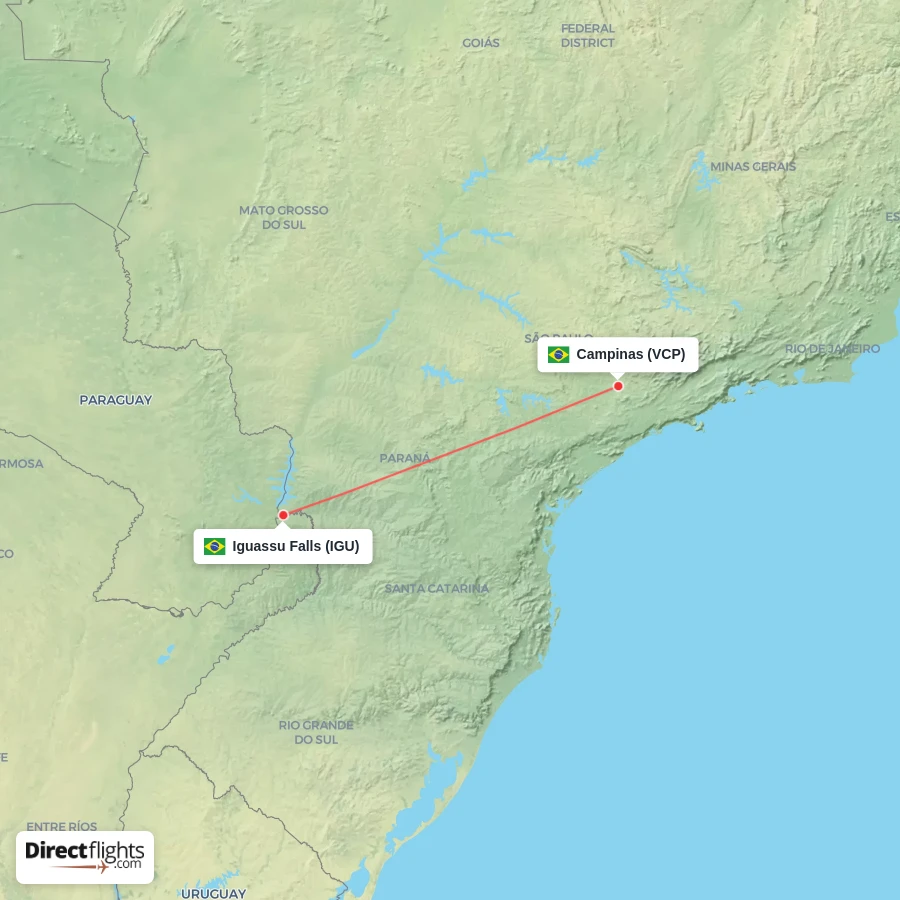 IGU - VCP route map