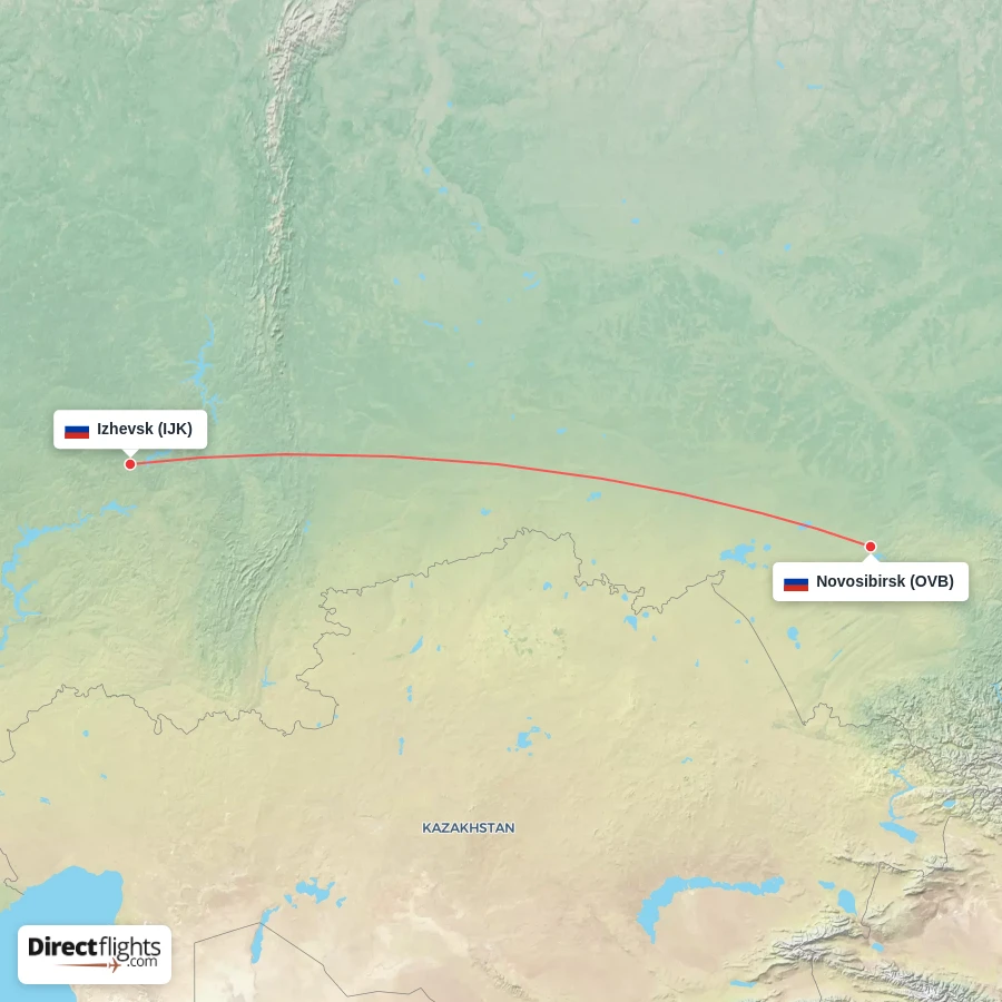IJK - OVB route map