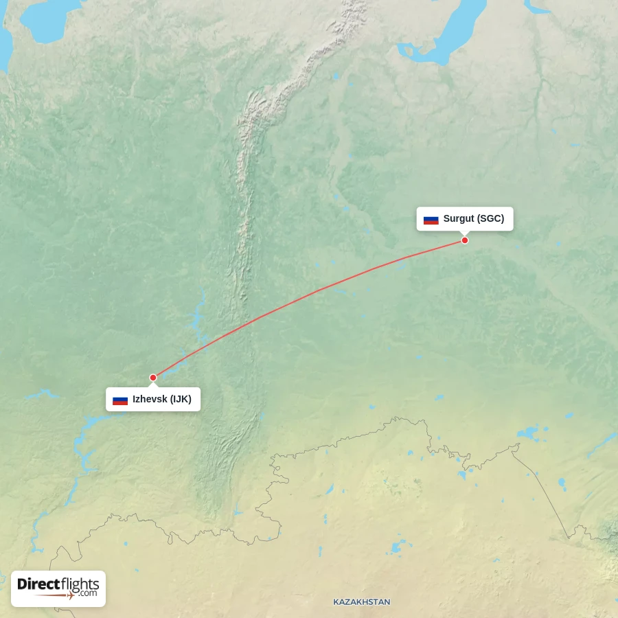 IJK - SGC route map