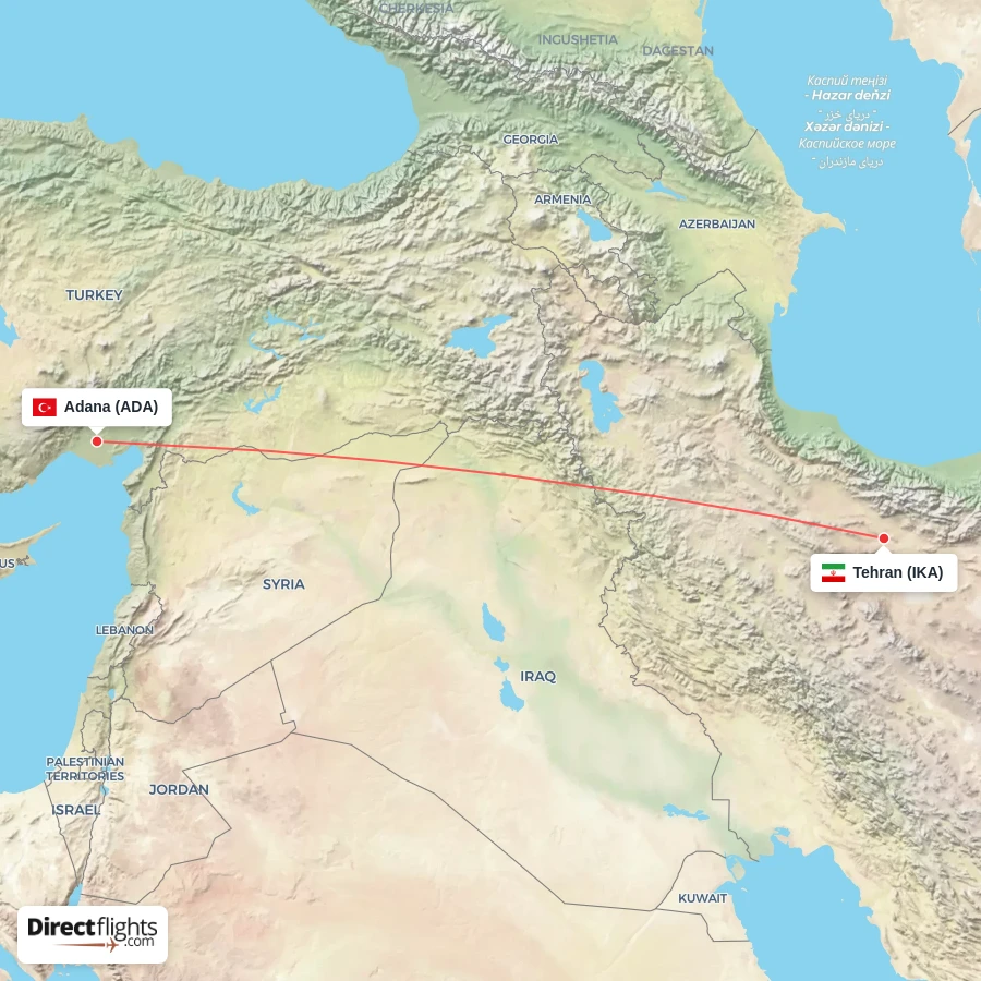 IKA - ADA route map