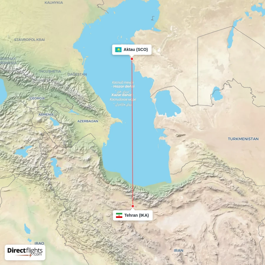 IKA - SCO route map