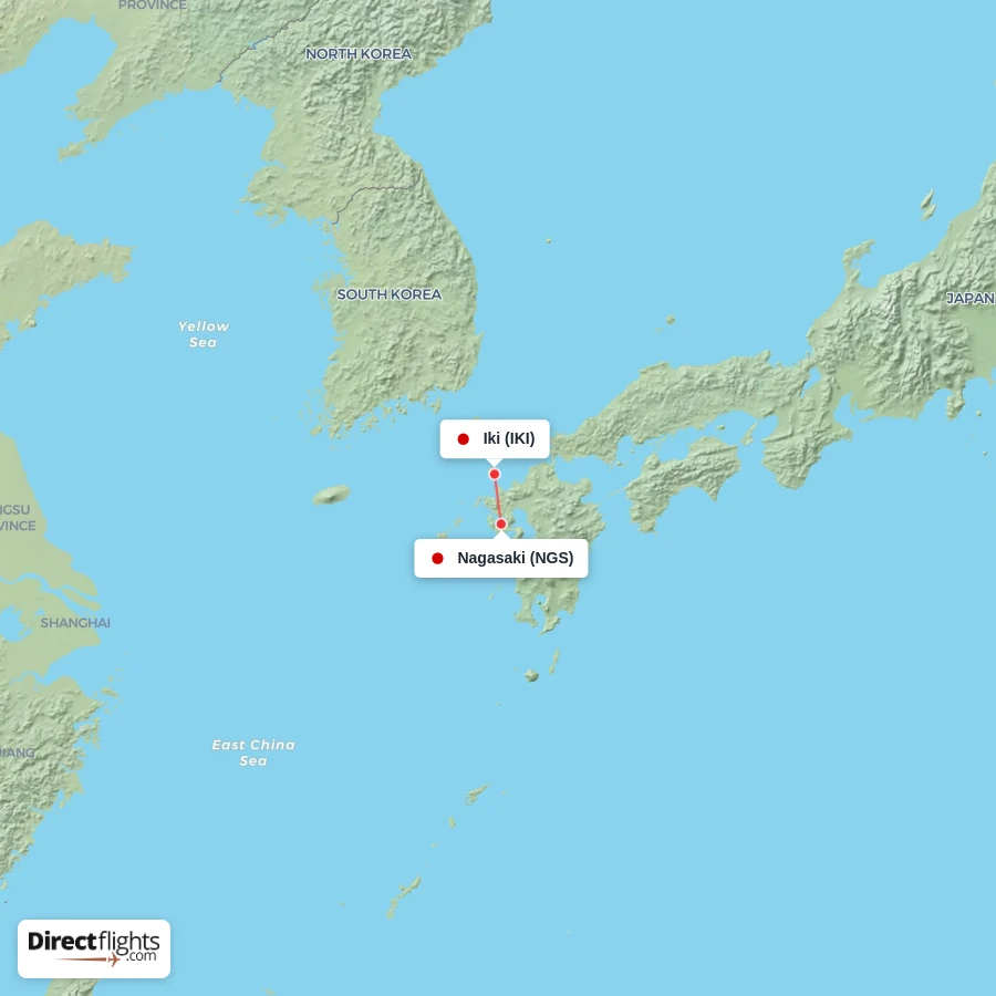 IKI - NGS route map