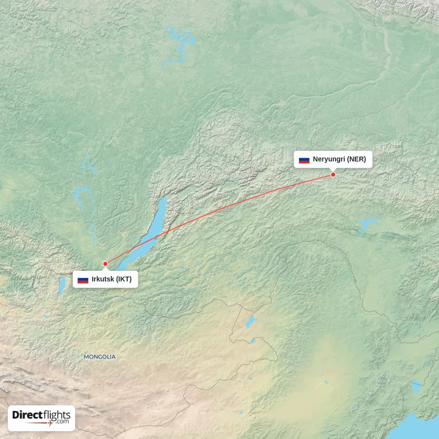 IKT - NER route map