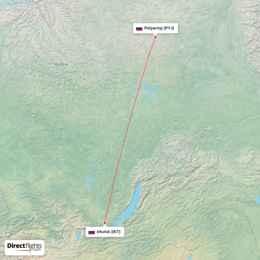 IKT - PYJ route map