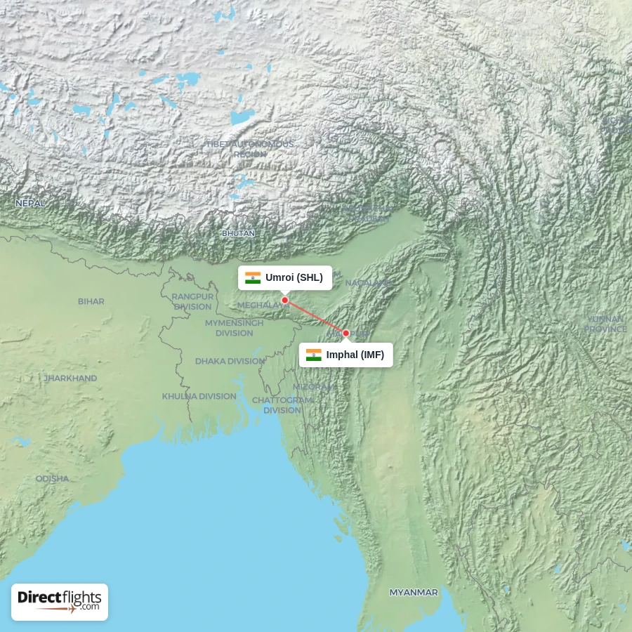 IMF - SHL route map