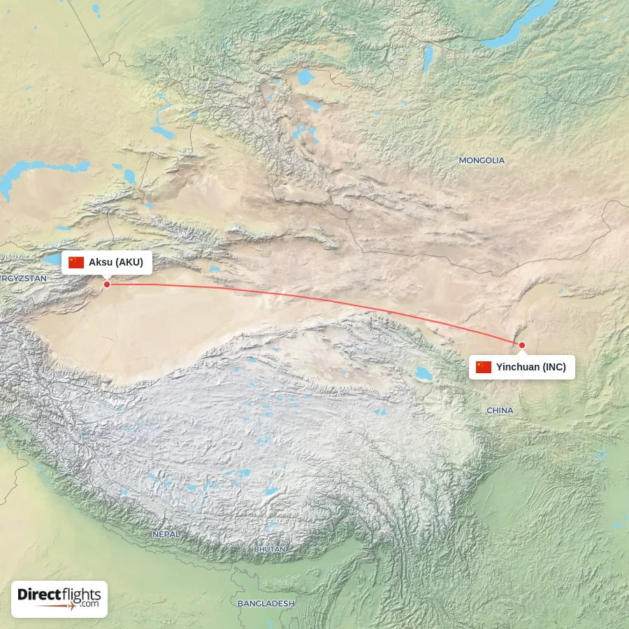 INC - AKU route map