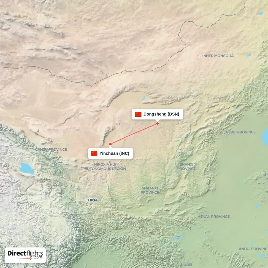 INC - DSN route map