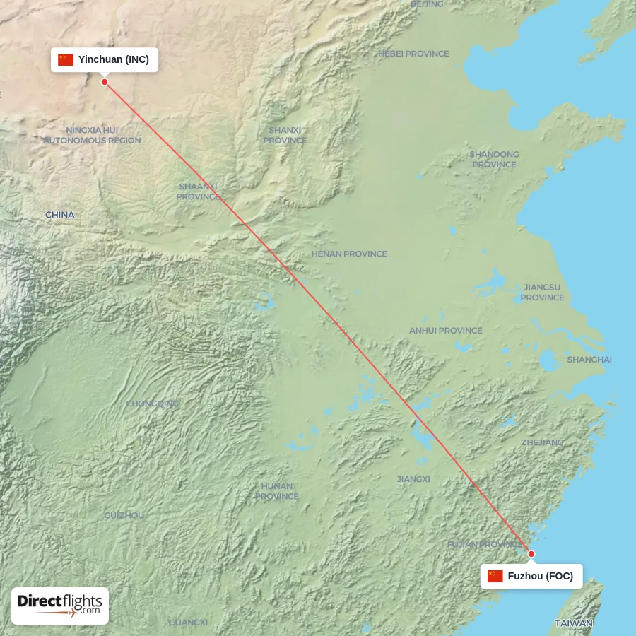 INC - FOC route map