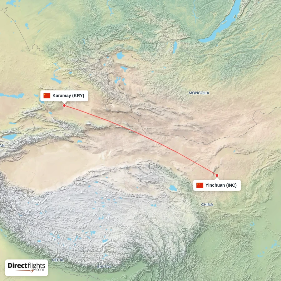 INC - KRY route map