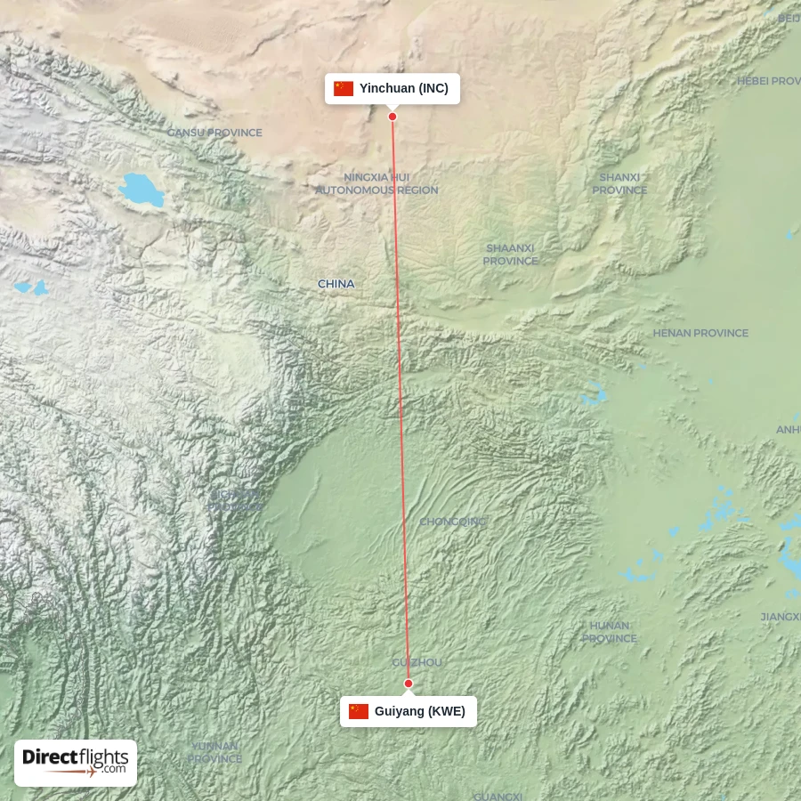 INC - KWE route map