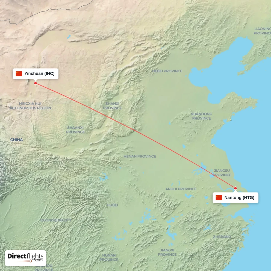 INC - NTG route map