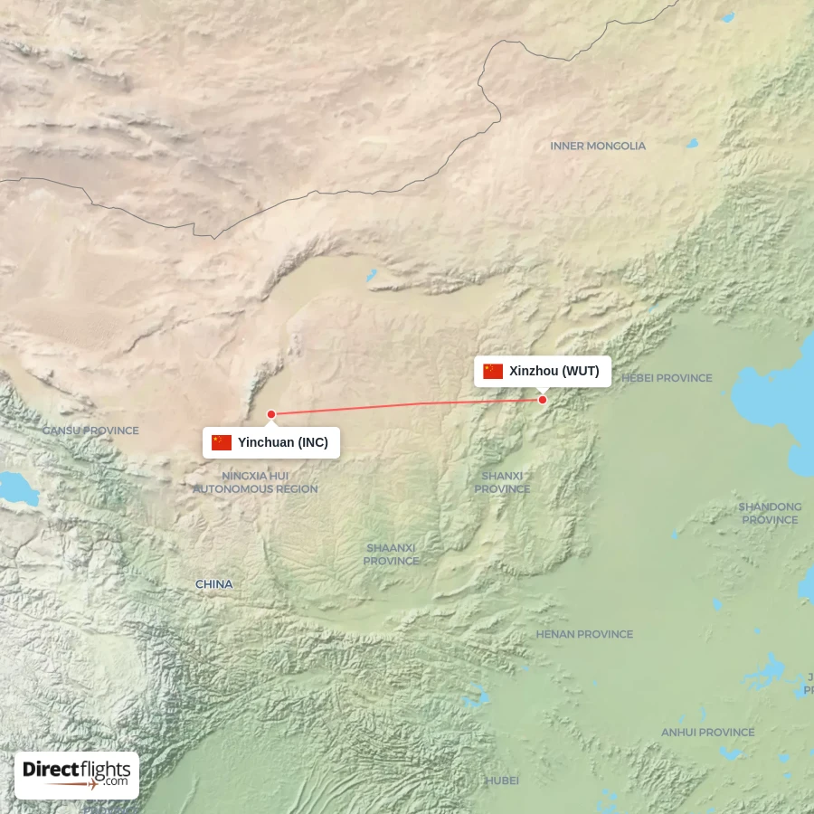 INC - WUT route map