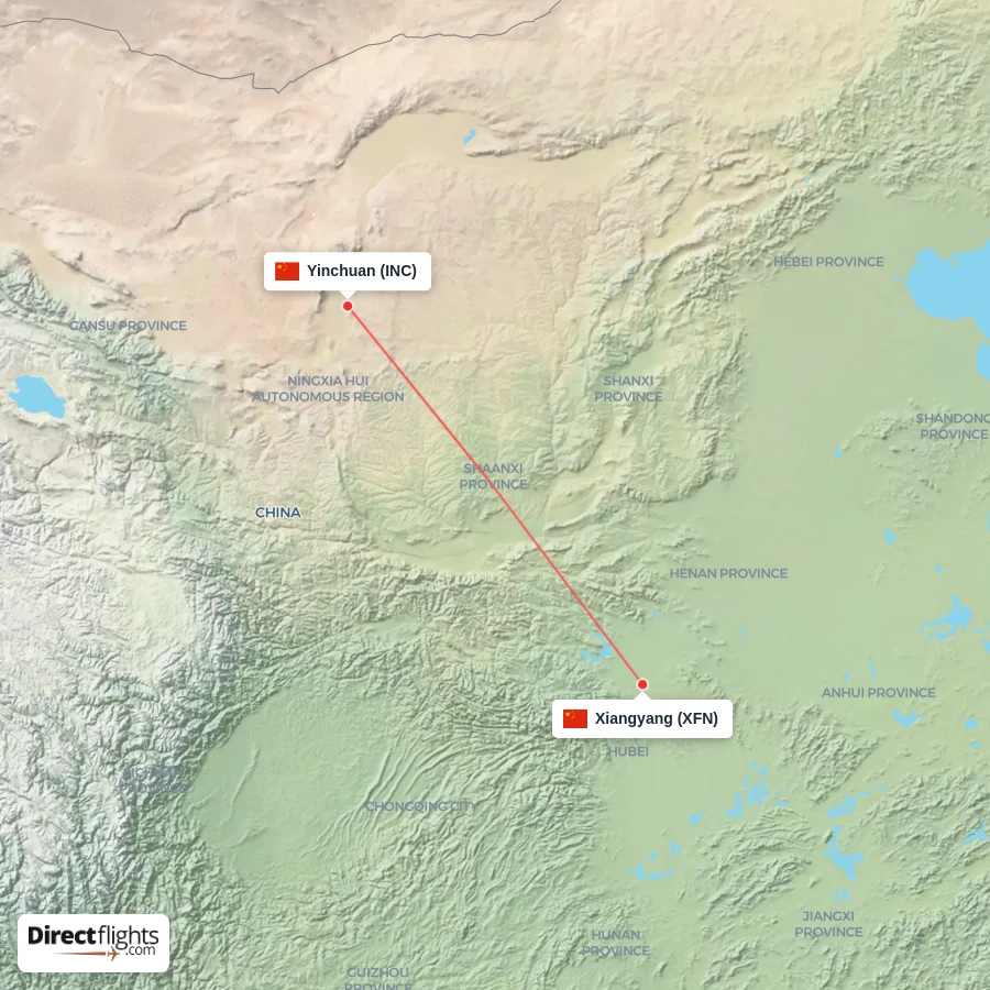 INC - XFN route map