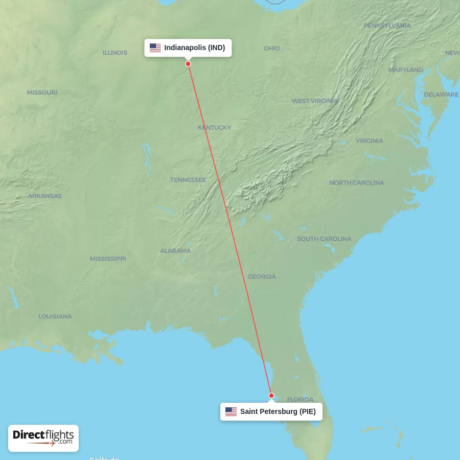 IND - PIE route map