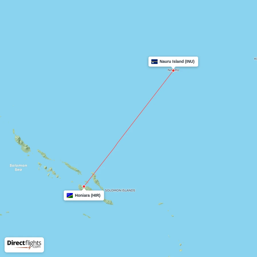 INU - HIR route map