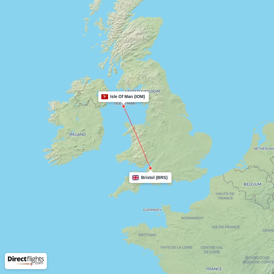 IOM - BRS route map