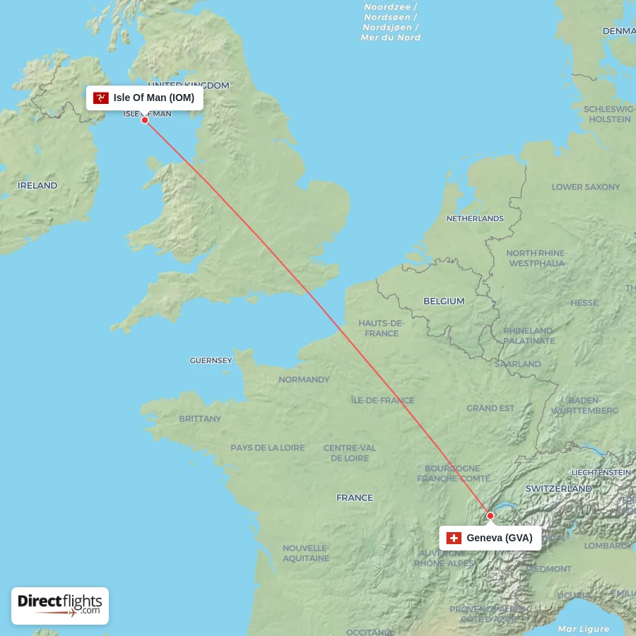 IOM - GVA route map