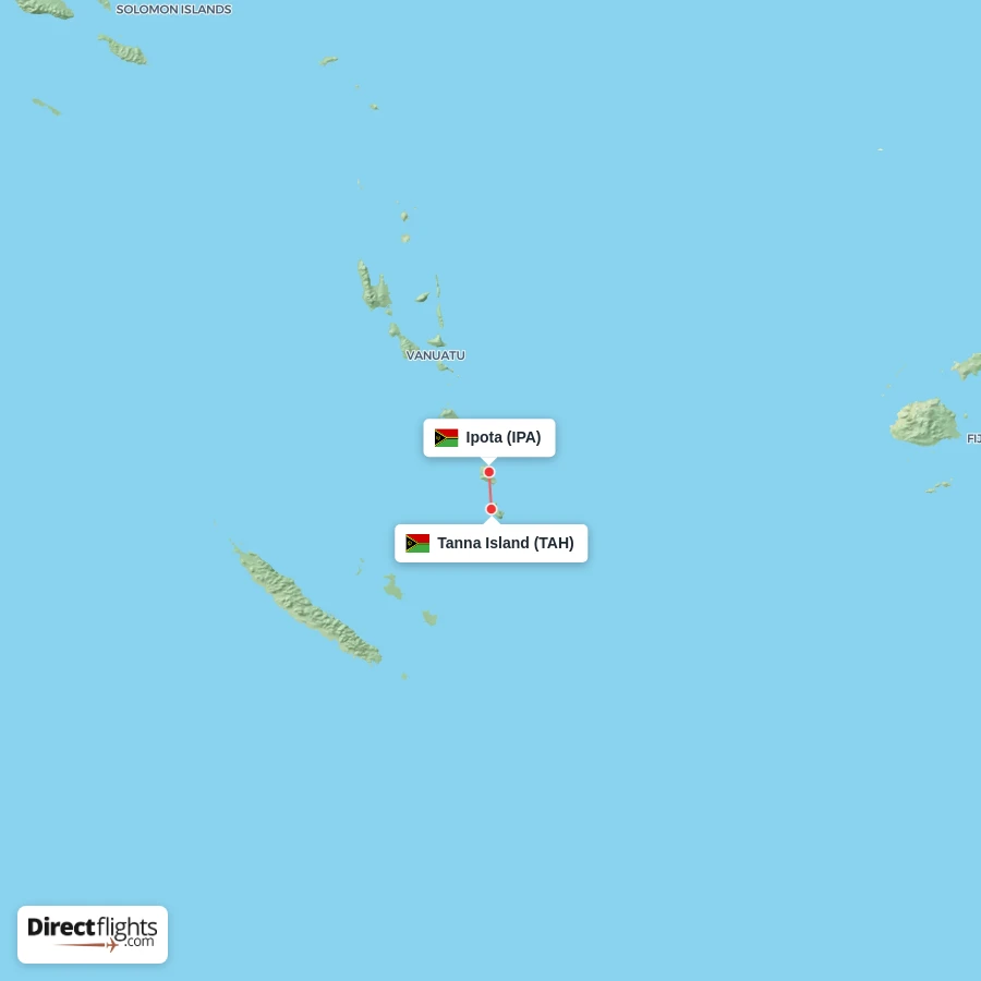 IPA - TAH route map