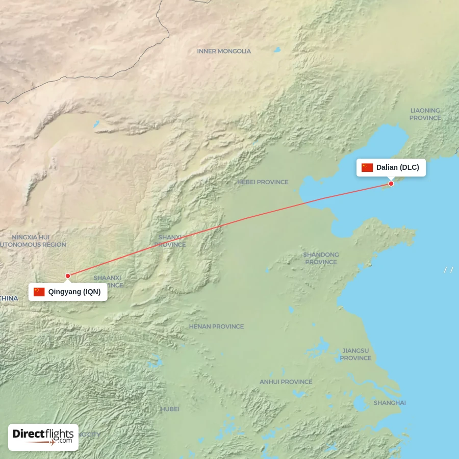 IQN - DLC route map