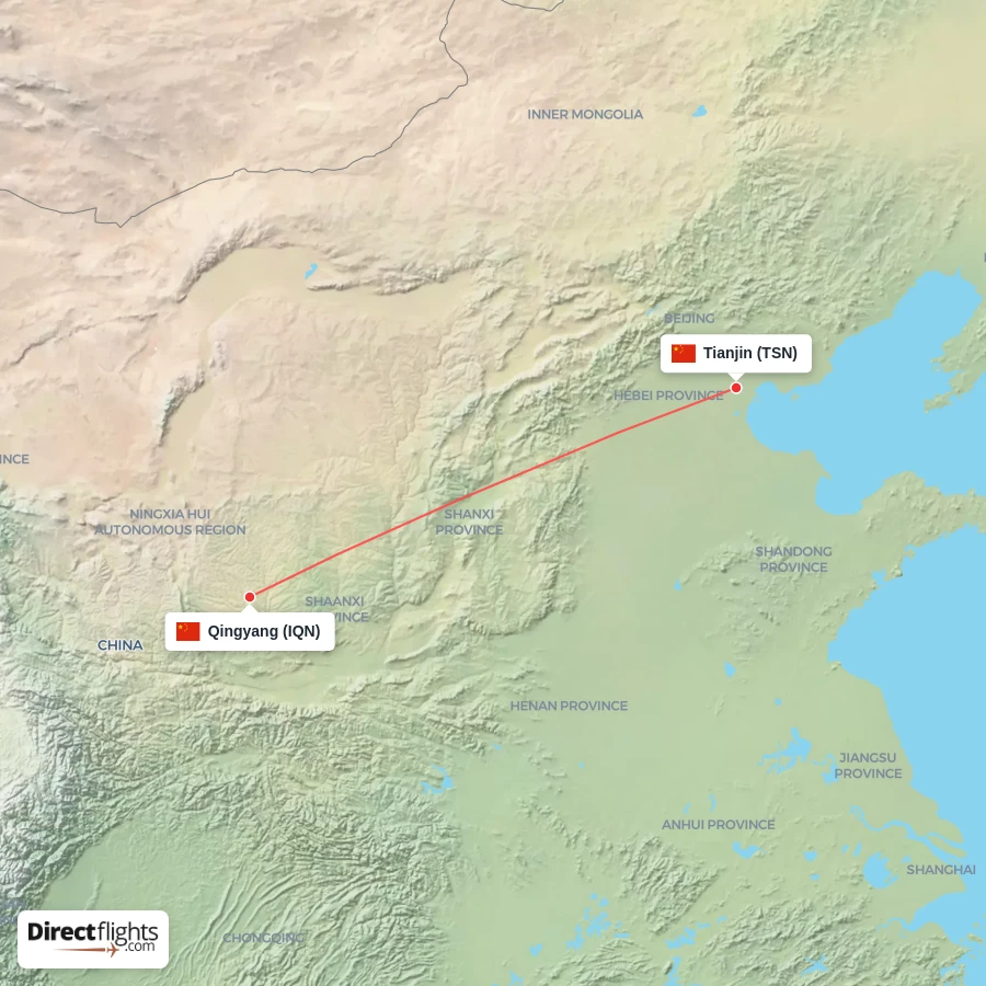 IQN - TSN route map