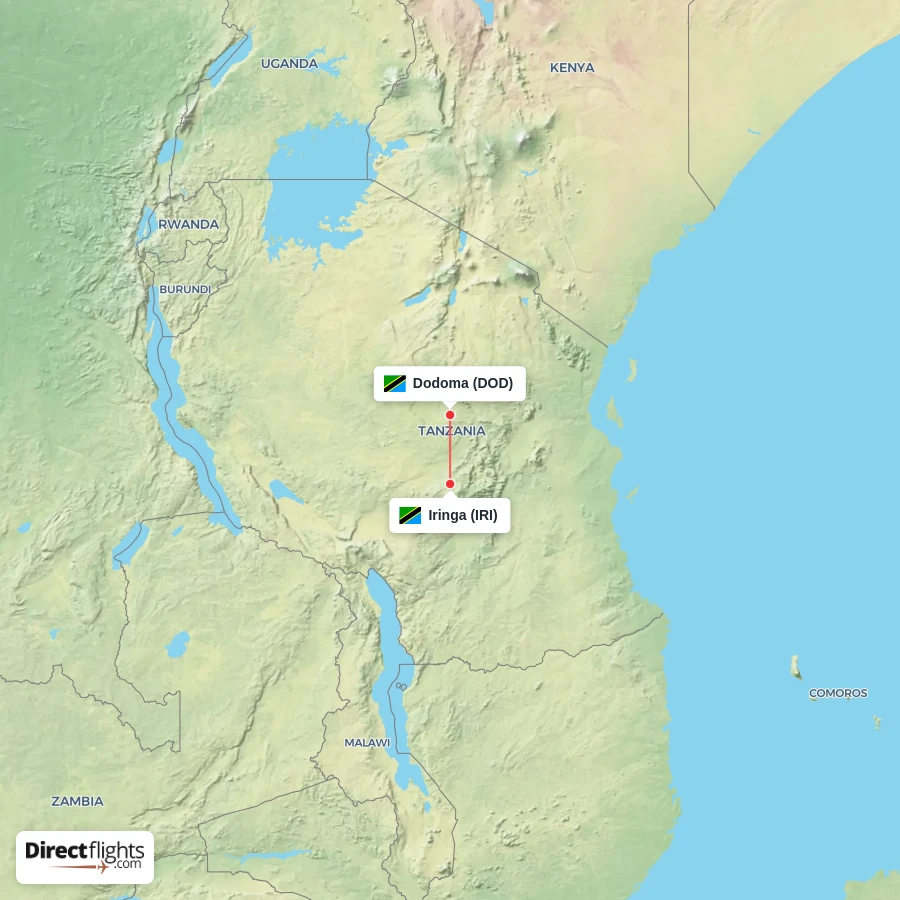 IRI - DOD route map