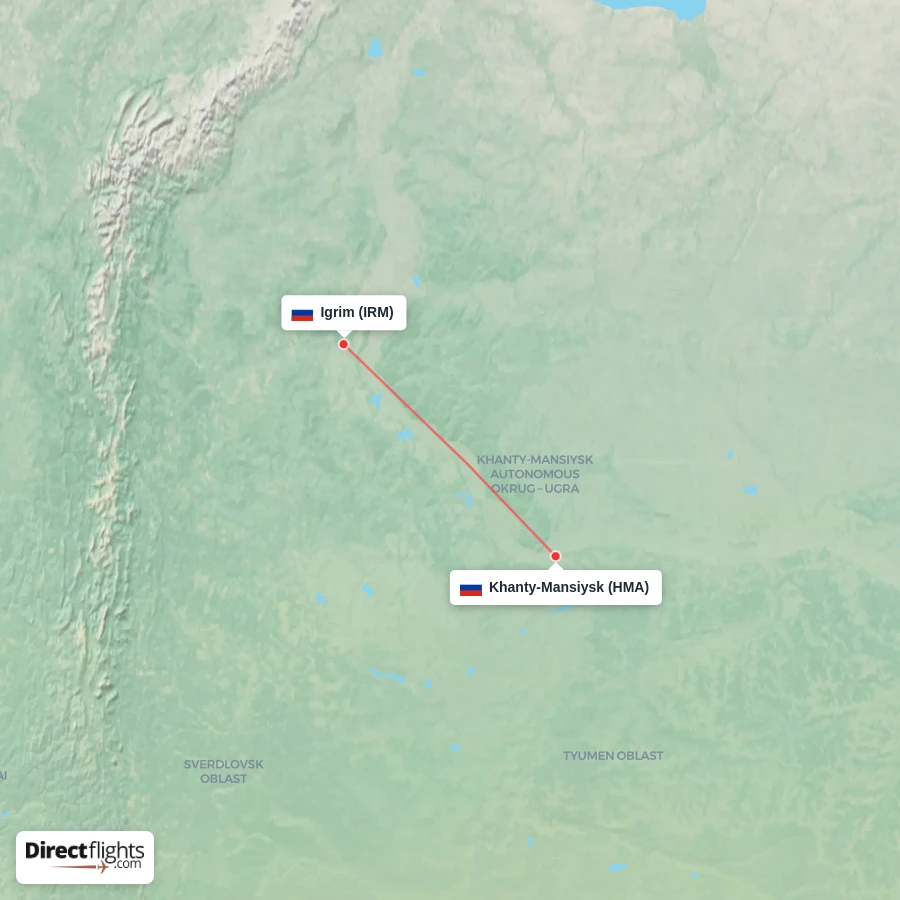 IRM - HMA route map
