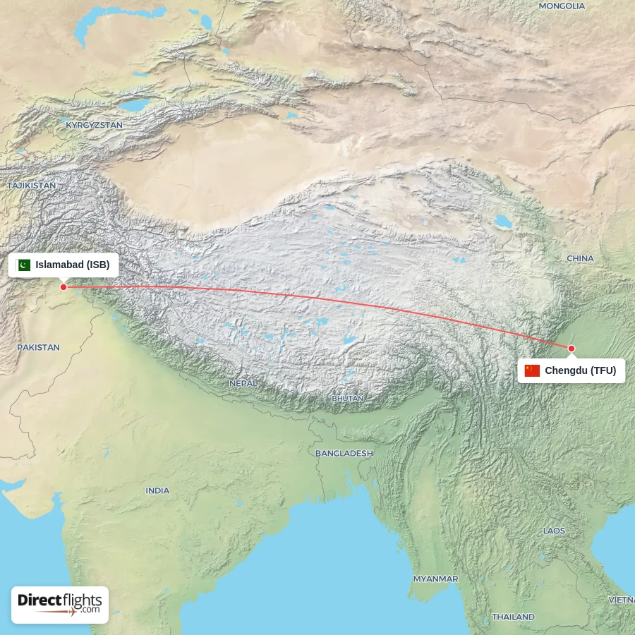 ISB - TFU route map