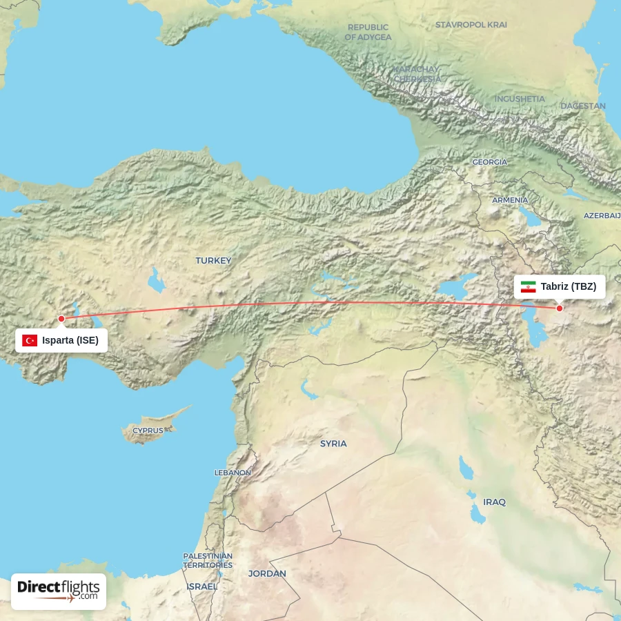 ISE - TBZ route map