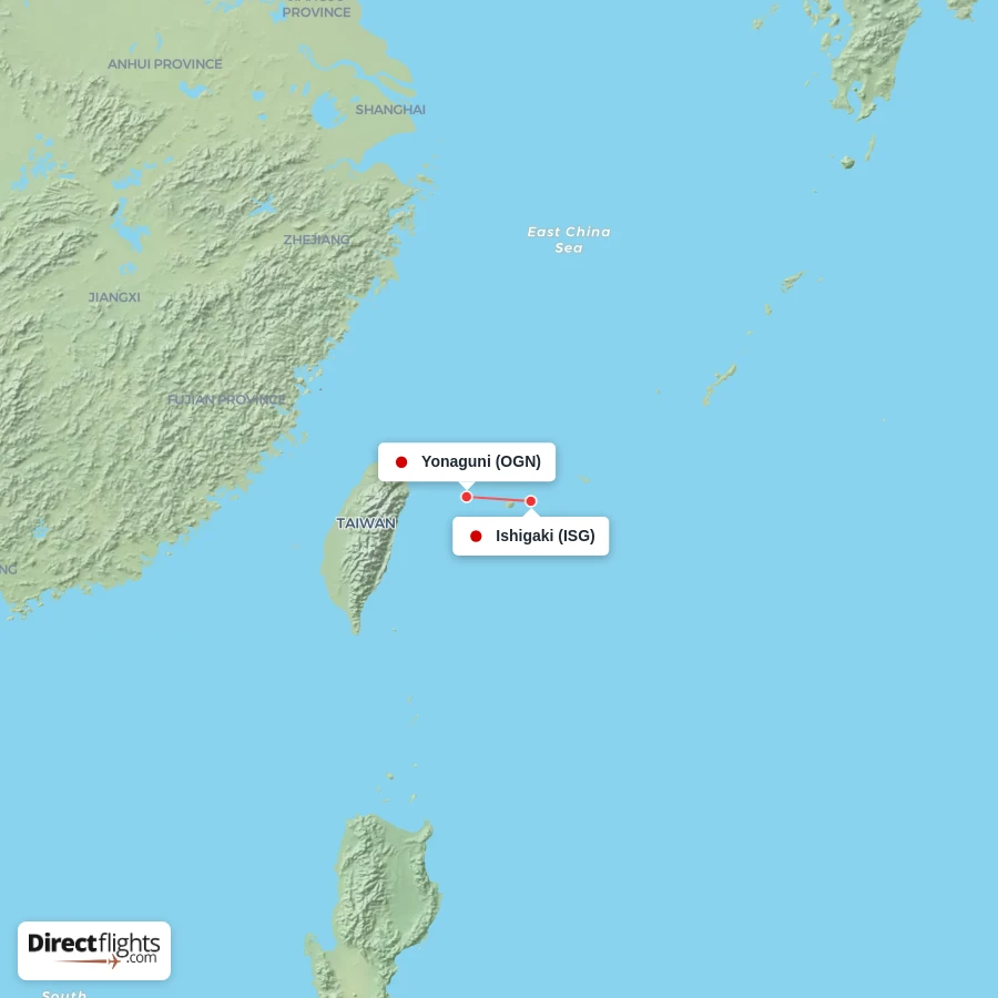 ISG - OGN route map