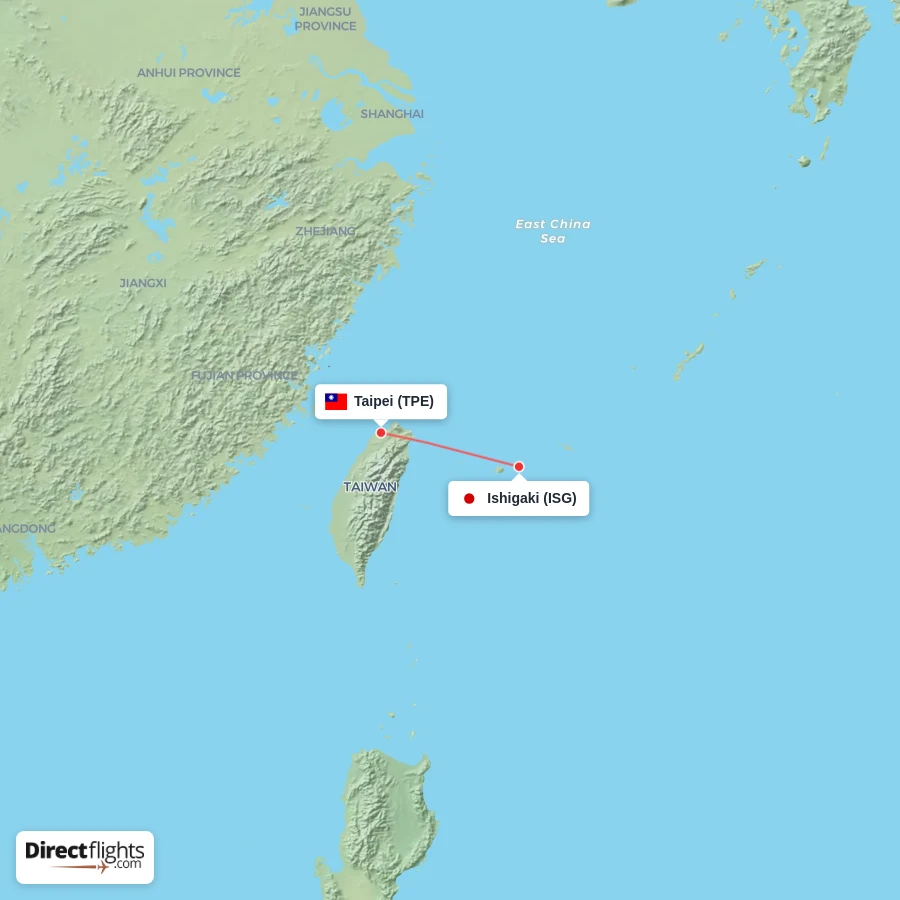 ISG - TPE route map
