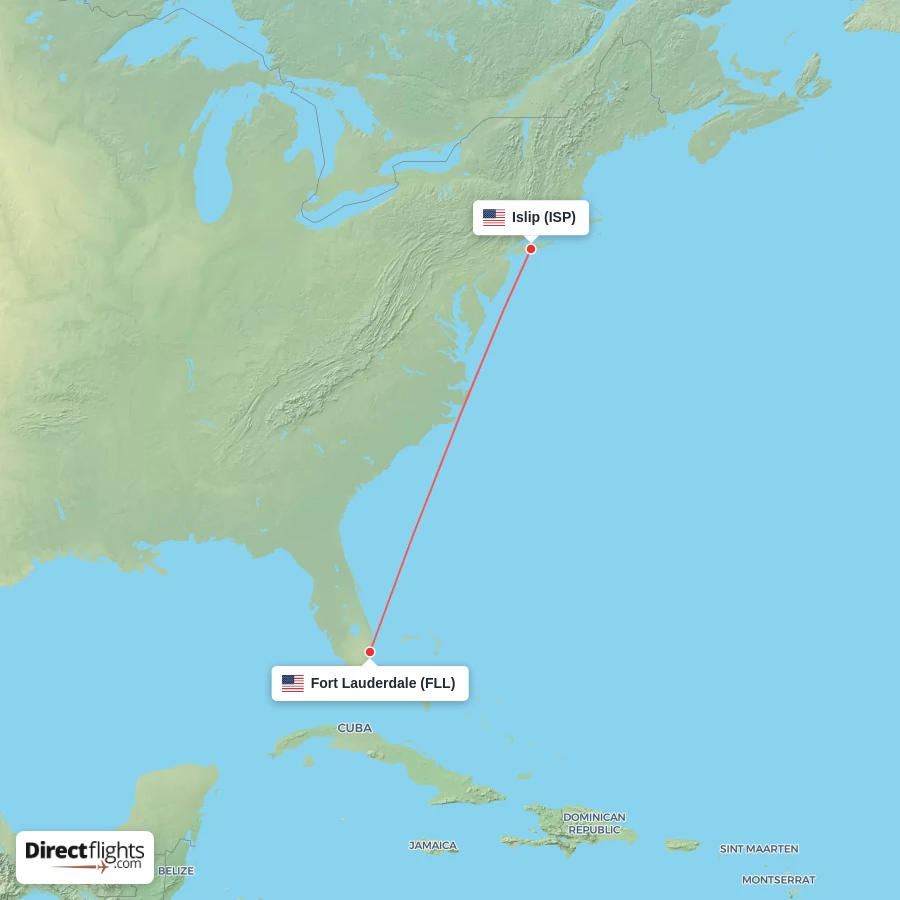 ISP - FLL route map
