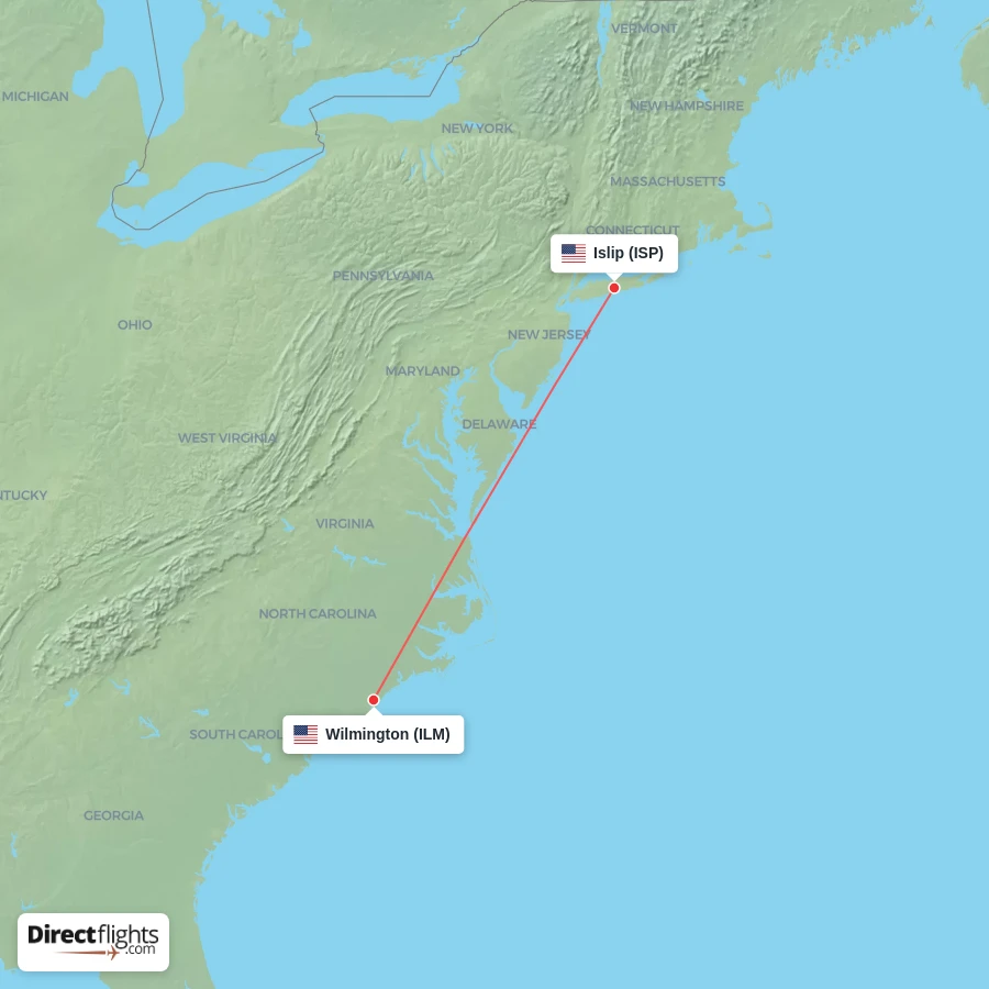 ISP - ILM route map
