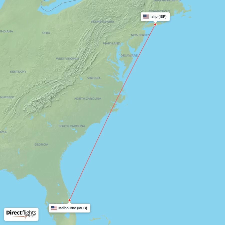ISP - MLB route map