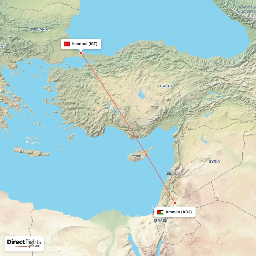 IST - ADJ route map